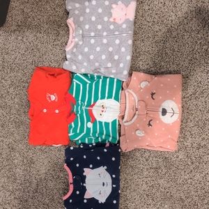 5 pajamas - 6 months
